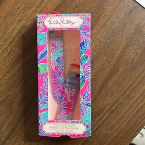 Lilly Pulitzer Apple Watch Band- Pink Isle Lil Earned Stripes